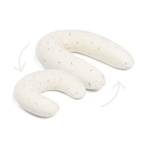 Doomoo - Maternity & Nursing Pillow 2-in-1 Quilt - Cream Flower