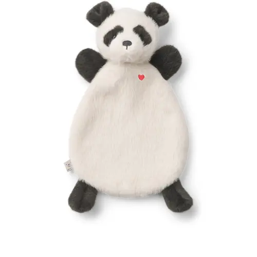Liewood - Roy Panda Cuddle Cloth - Sandy / Dark grey - One size