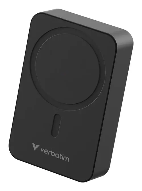 Verbatim - Charge ´n´ Go Essentials Power Bank Magnetic Wireless 20000 mAh Black