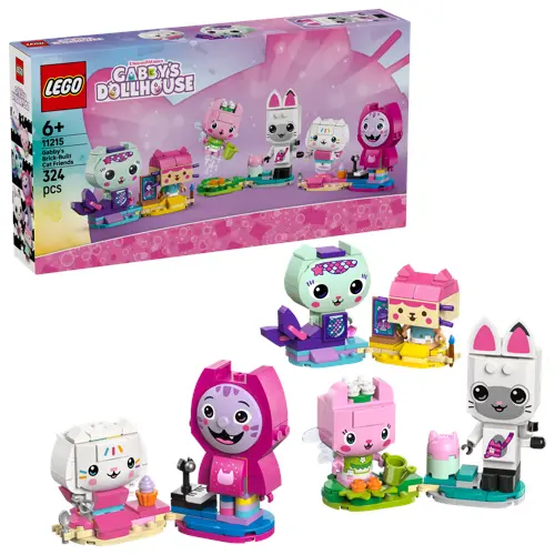 LEGO - Gabby's Dollhouse - Gabbys klossebygde kattevenner (11215)