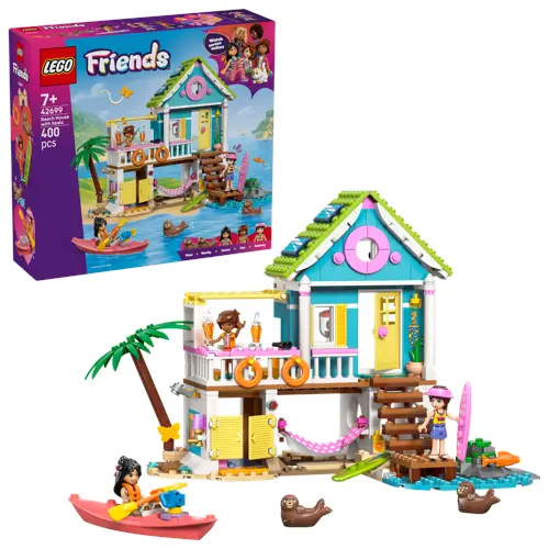 LEGO - LEGO Friends - Strandhus med seler (42699)
