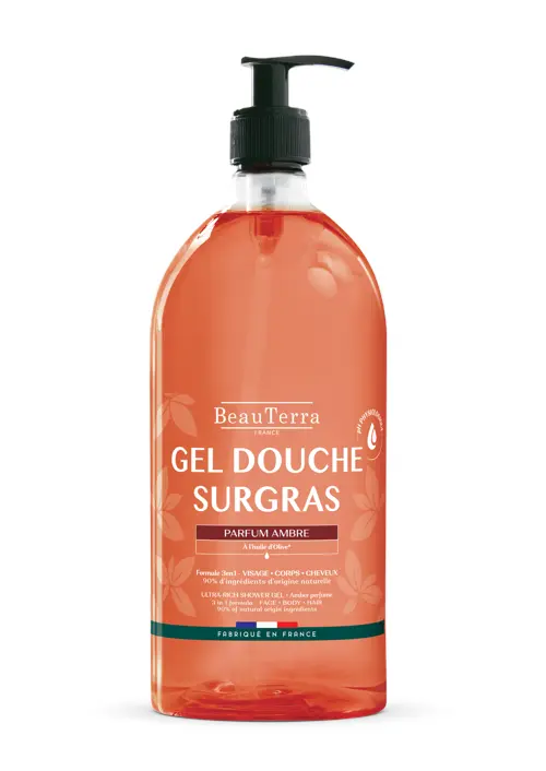 BeauTerra - Ultra Rich Shower Gel - Ambre - 1L