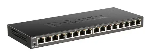 D-Link - 16-Port 10/100/1000Mbps DGS-1016S/E