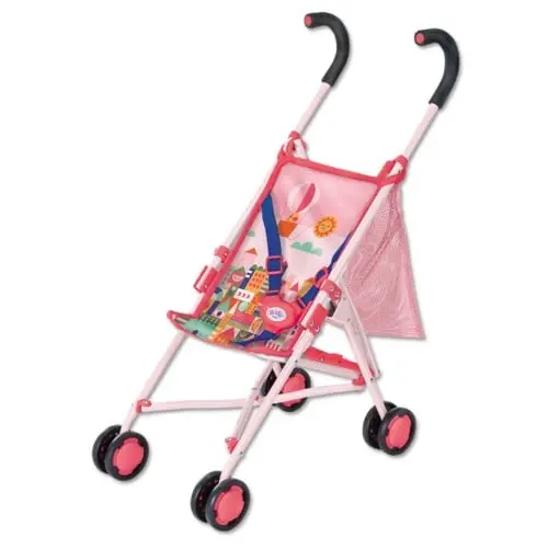 Baby Born - Stroller with Bag Pink (840665)