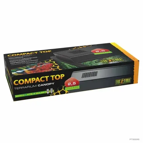 Exo Terra - RAMP EXOTERRA Compact Top for 2 bulbs - 45 x 20 x 9 cm