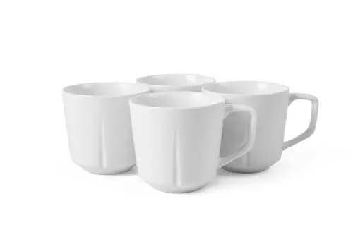 Rosendahl - GC Essentials Krus - Hvit - 30 cl - 4 stk.