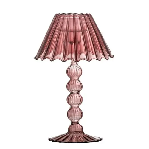 Bloomingville - Cisco Votive - Red - Glass