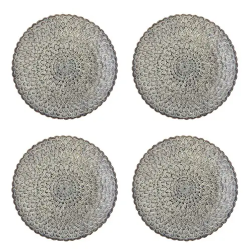 Creative Collection - Katrina Plate - Grey - 10 inches