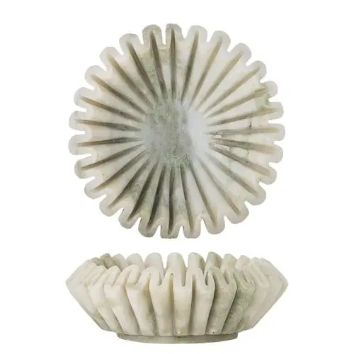 Bloomingville - Harmonia Bowl - Green - Marble
