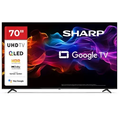 Sharp - 70" 4K Ultra HD QLED Google TV 70HP5265E