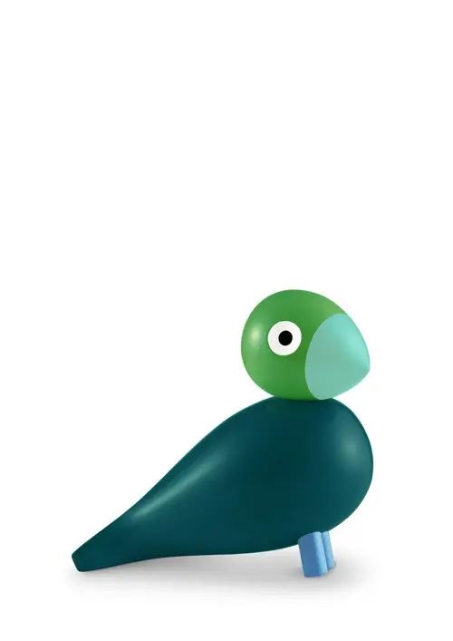 Kay Bojesen - Year Bird Birk 2026 - H12.5 cm - Dark Green