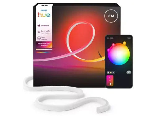 Philips Hue Neon Outdoor LED Strip 3m – Flexible Gradient Garden Light