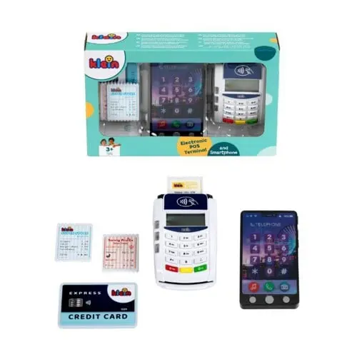 Klein - Toy payment terminal and smartphone set
