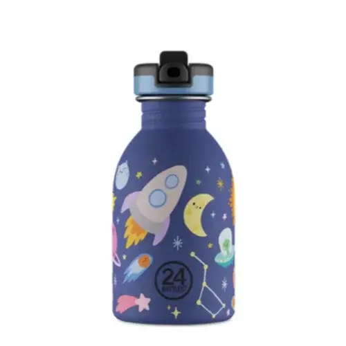 24Bottles - Urban Bottle - Space Friends - Blå - 250 ml
