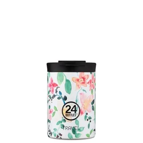 24Bottles - Travel Tumbler - Stone Finish - Little Buds - 350 ml