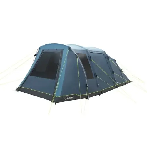 Outwell - Hornet 5 Air - Oppblåsbart familietelt for 5 personer med 3 soner, DuraAir-luftkanaler og 3000 mm vanntetthet