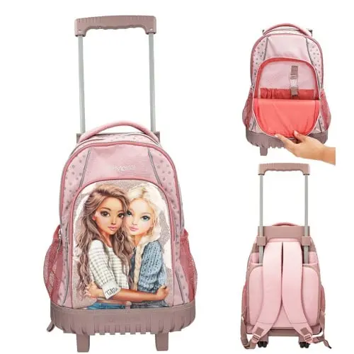 Topmodel - Skolesekk med Trolley