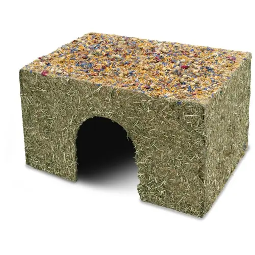 Jr Farm - Hay House with flowers - L