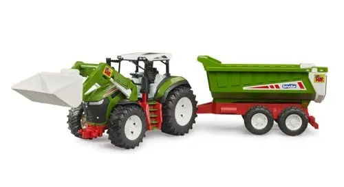 Bruder - Roadmax tractor with frontloader and rear tipper (03452)