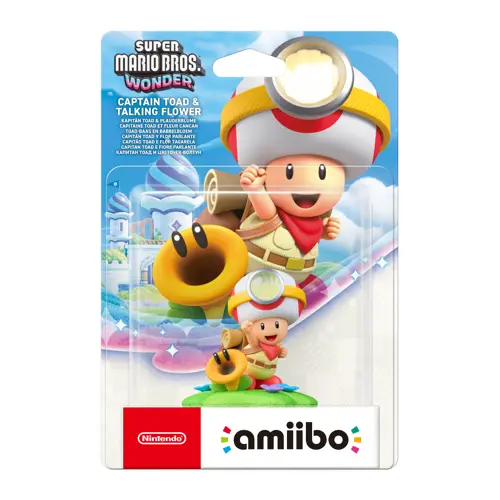 Amiibo Captain Toad & Talking Flower