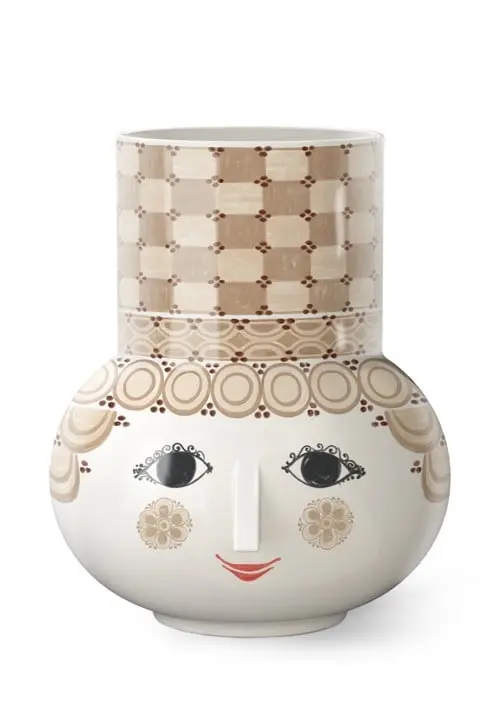 Bjørn Wiinblad - Olga Vase - Sand - H35 cm