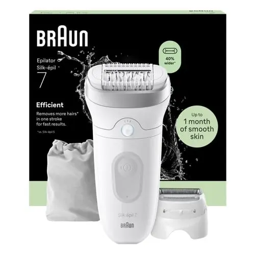 Braun - Silk·épil 7, Wet & Dry Epilator, Langvarig glatt hud, 7-041