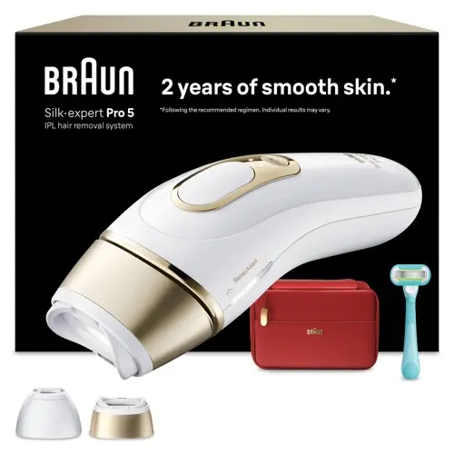 Braun - IPL Silk-Expert Pro 5 Hårfjerning hjemme - 2 hoder - PL5221