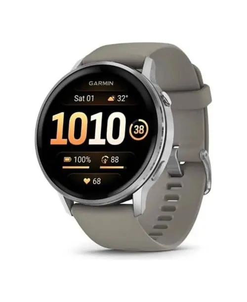 Garmin - Venu 4 45mm - black/silver grey