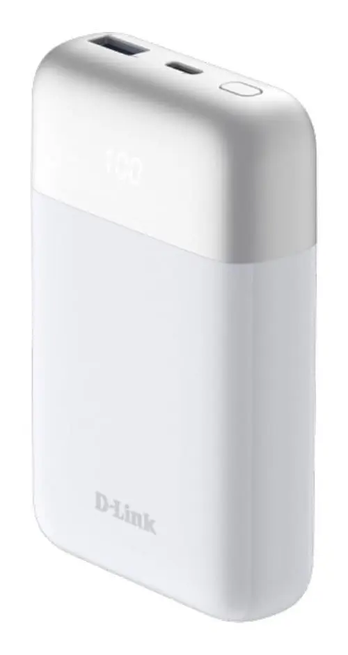 D-Link - 10000mAh Power Bank, 101 x 63 x 24 mm