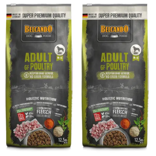 Belcando - 2 x Adult GF Poultry - 12.5kg