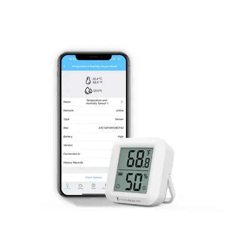 ThirdReality Zigbee Temperatur- og Fuktighetssensor med LCD-skjerm