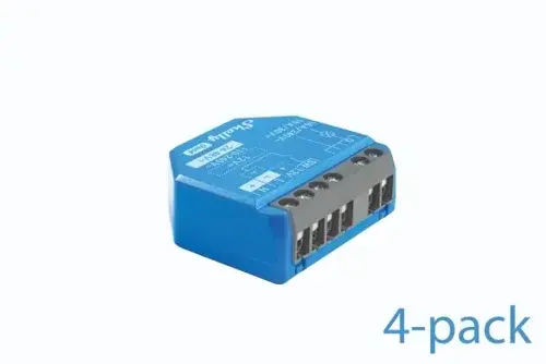 Shelly 1 Gen4 – 1-Kanal Tørrkontakt Smart Bryter (4 Pakke)