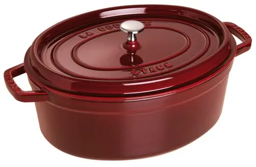 Staub - La Cocotte Oval Cast Iron 23 cm / 2.25 L – Grenadine Cast Iron