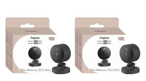 Aqara G100 Select Kamera (2-pk) – 2K IP65 Smart Innendørs/Utendørs Kamera