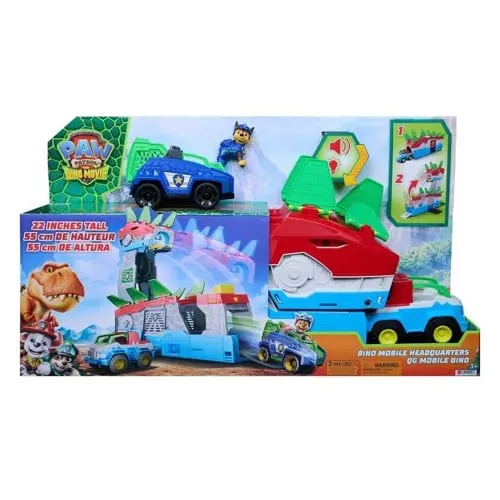 PAW Patrol: Dinofilmen 2-i-1 Dino mobilt hovedkvarter