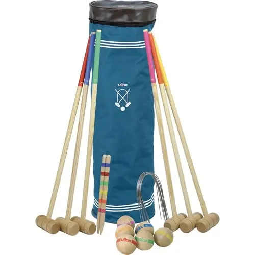 Vilac - Croquet Set adult with 6 Clubs (4093B)