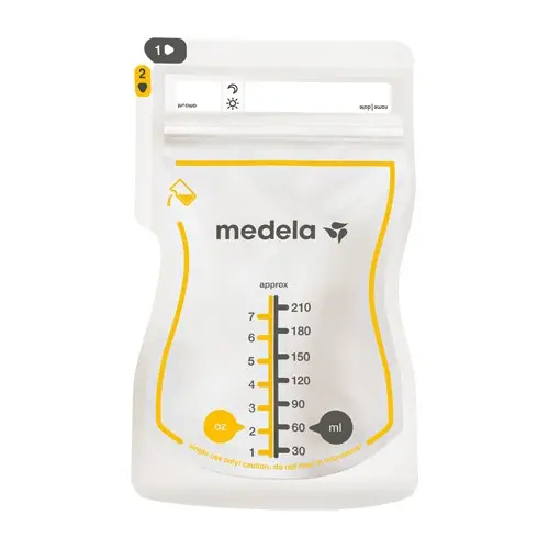 Medela - Easy Pour breast milk storage bags - 210 ml - 100 pcs