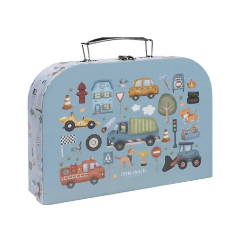 Little Dutch - Creativity Suitcase - Jim Vehicles (BT126899)