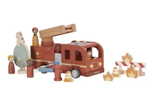 Little Dutch - Firetruck with peg dolls (LD2536)