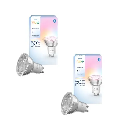 Philips Hue - 2xEssential GU10 - W&C - Bundle