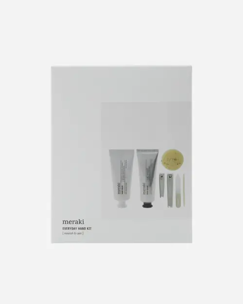 Meraki - Gift Box, Hand Cream + Hand Serum + Soap + Nail Kit - White - 50 ml, 50 ml, 20 g