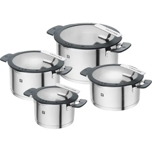 Zwilling - Simplify Pot Set - Stainless Steel - 4-piece set