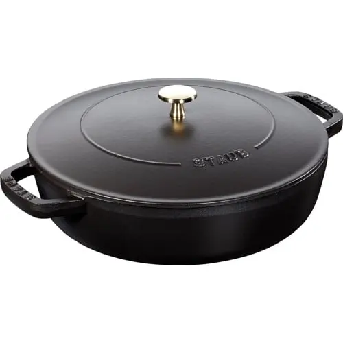 Staub - Universal Pan with Chistera Lid - Black - 28 cm