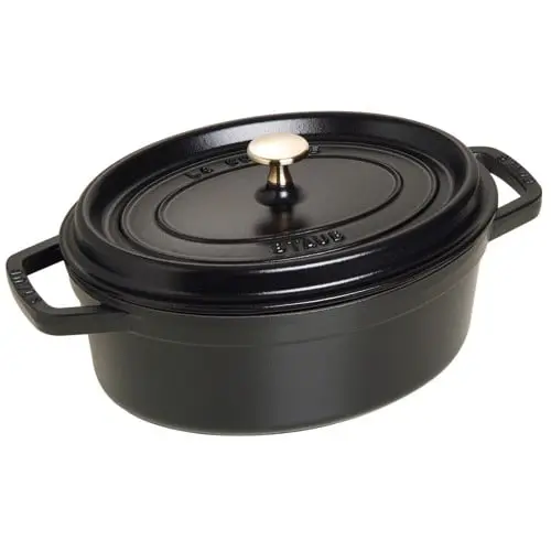 Staub - Cocotte Oval - Black - 27 cm