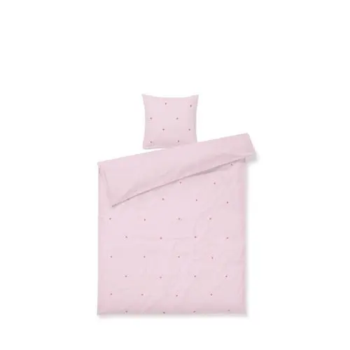Juna - Daisy Sengetøy - Pink/Rød - 140x220 cm