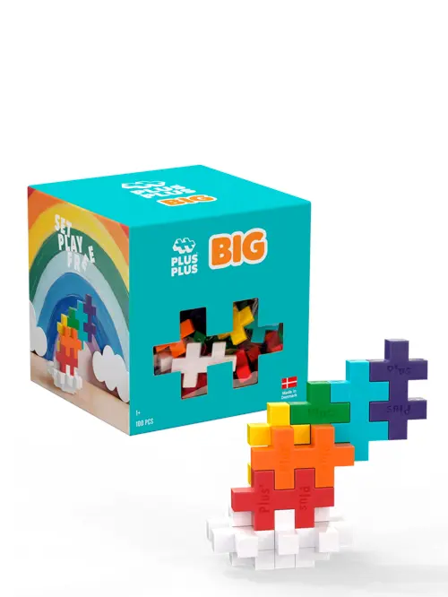 Plus Plus - BIG Rainbow Mix / 100 pcs (4354)
