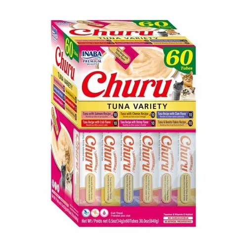 INABA Churu Variety box Tuna - cat treats - 60 x 14g