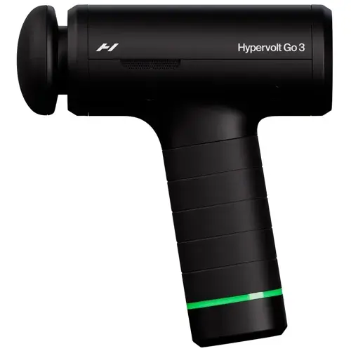 Hyperice - Hypervolt Go 3 massasjepistol – kompakt perkusjonsmassasje, 5 hastigheter, USB-C og reisevennlig
