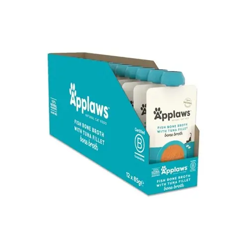 Applaws - Bone Broth with Tuna Fillet - 85 g x 12 - Cat