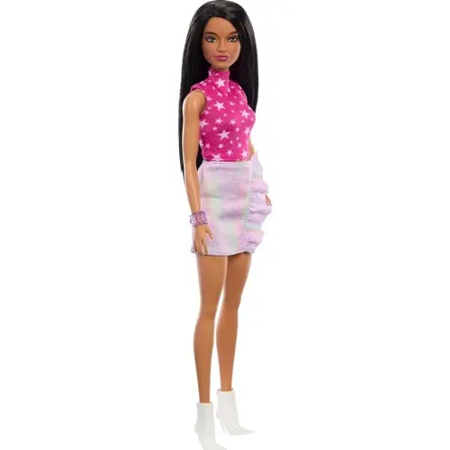 Barbie - Fashionista Doll - Rock Pink And Metallic (HRH13)